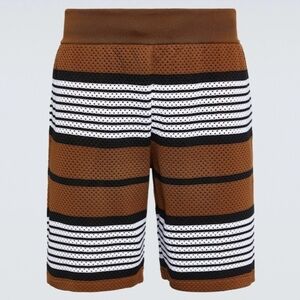 Burberry Brown Stripe Shorts